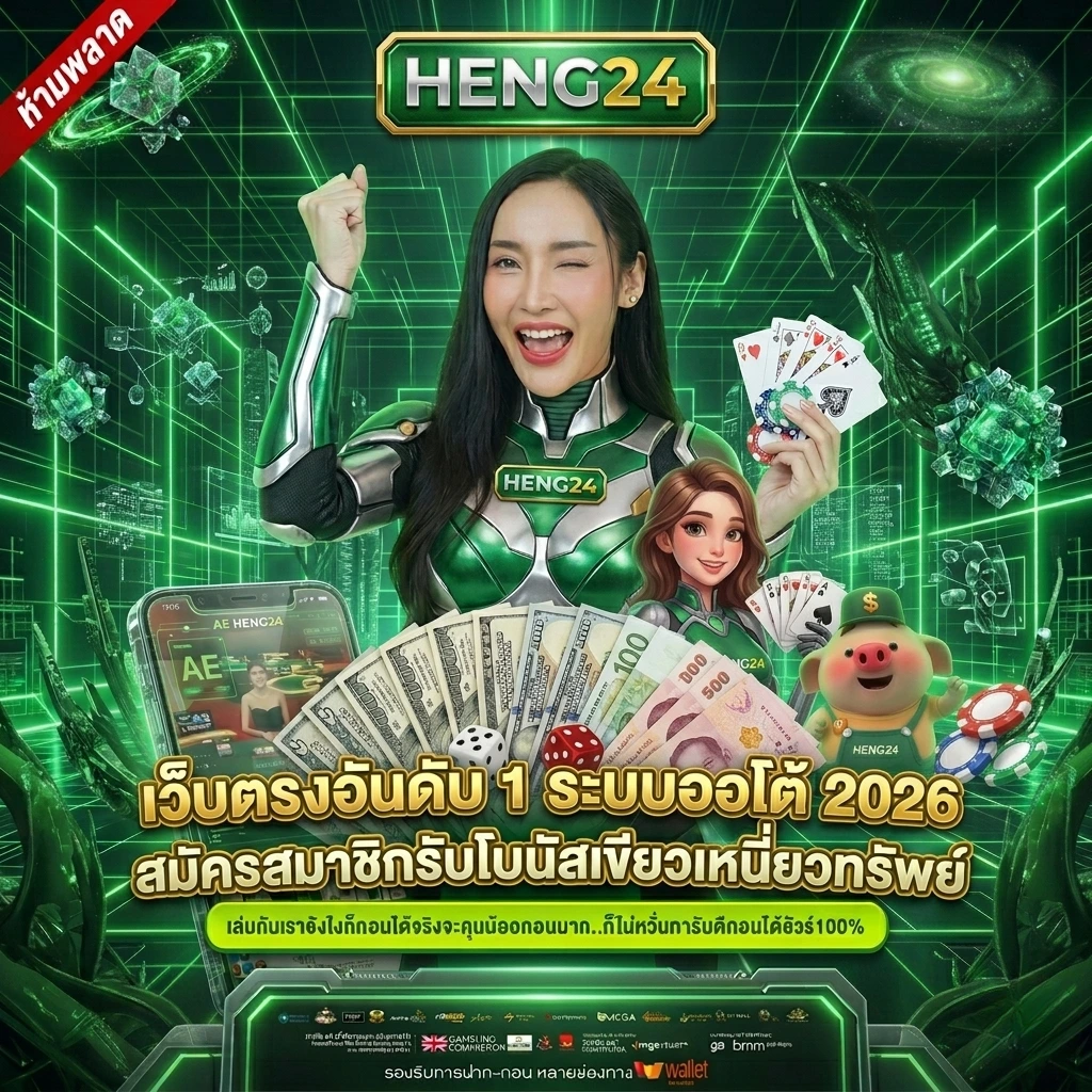 HENG24 เว็บตรงอันดับ 1 ระบบออโต้ 2026